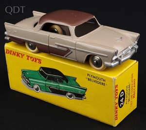 French dinky toys 24d plymouth belvedere ll33 front