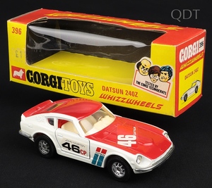 Corgi toys 396 datsun 240z ll76 front
