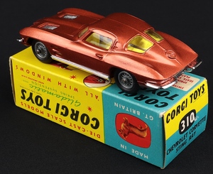 Corgi toys 310 chevrolet corvette sting ray ll82 back