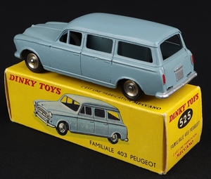 French dinky 525 peugeot 403 ll97 back