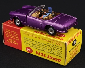 Dinky toys 114 triumph spitfire ll113 back