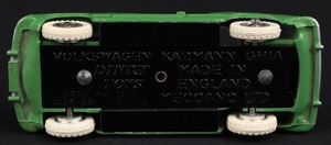 Dinky toys 187 volkswagen karmann ghia coupe ll115 base