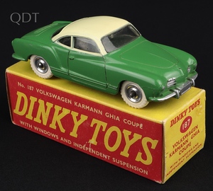 Dinky toys 187 volkswagen karmann ghia coupe ll115 front