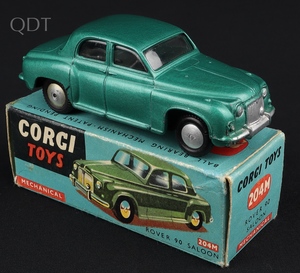 Corgi toys 204m rover 90 saloon ll116 front