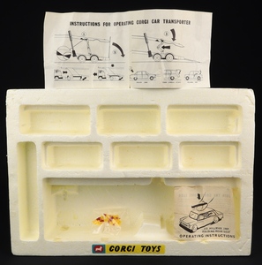 Corgi gift set 48 car transporter set 6 cars ll130 leaflet