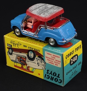 Corgi toys 240 ghia fiat jolly ll126 back