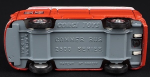Corgi toys 508 holiday camp commer bus ll144 base
