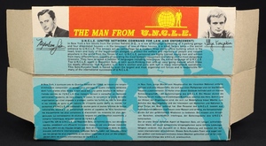 Corgi toys 497 the man from uncle thrushbuster ll149 plinth reverse