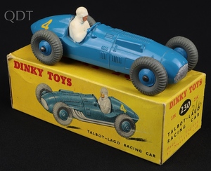 Dinky toys 23k 230 talbot lago racing car ll153 front