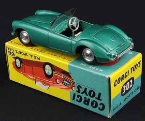 Corgi toys 302 mga sports car ll158 back