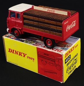 Dinky toys 402 bedford coca cola truck ll161 back