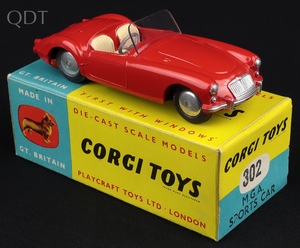 Corgi toys 302 mga sports car ll166 front