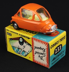 Corgi toys 233 heinkel economy car ll167 back
