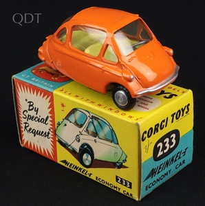 Corgi toys 233 heinkel economy car ll167 front