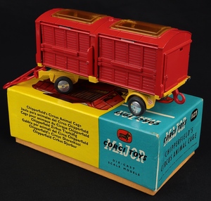 Corgi toys 1123 chipperfields circus animal cage ll170 back