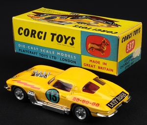 Corgi toys 337 customised chevrolet corvette stingray ll207 back