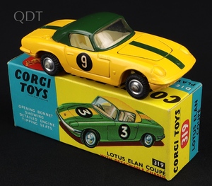 Corgi toys 319 lotus elan coupe ll213 front