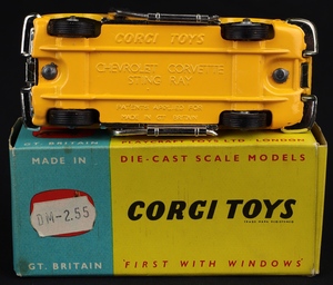 Corgi toys 337 chevrolet corvette sting ray ll214 front