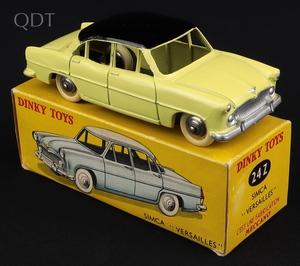 French dinky toys 24z simca versailles ll224 front