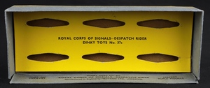 Dinky toys 37c royal corps signals despatch riders ll233 box
