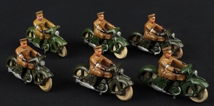 Dinky toys 37c royal corps signals despatch riders ll233 figures
