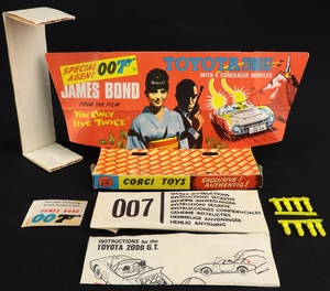 Corgi toys 336 james bond's toyota ll237 box