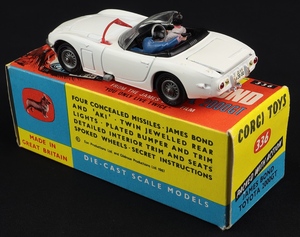 Corgi toys 336 james bond's toyota ll237 back