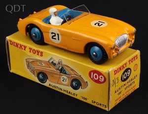 Dinky toys 109 austin healey 100 sports ll63 front