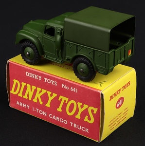 Dinky toys 641 army 1 ton cargo truck ll71 back