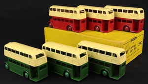 Trade box dinky toys 29c 290 double deck buses ll269 back