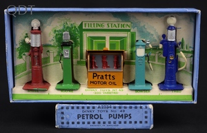 Dinky toys 49 petrol pumps set ll278 front