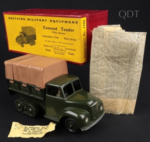 Britains 1433 covered tender 1 military ll288 front