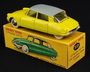French dinky toys 24cp citroen ds19 ll318 back