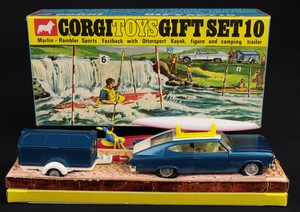 Corgi toys gift set 10 marlin rambler kayak set ll238 back