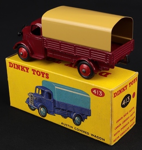 Dinky toys 413 austin covered wagon ll334 back