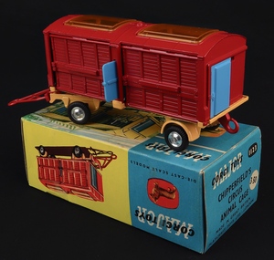Corgi toys 1123 chipperfields circus cage ll368 back
