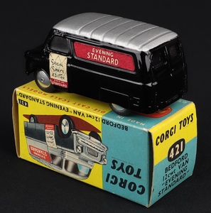 Corgi toys 421 bedford van evening standard ll390 back