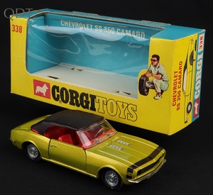 Corgi toys 338 chevrolet ss350 camaro ll401 front