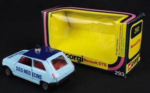 Corgi toys 293 renault 5ts sos medecins ll412 back