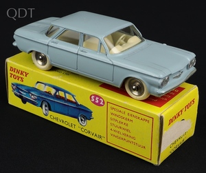 South african french dinky 552 chevrolet corvair ll432 front