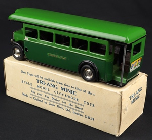 Tri ang minic 52m single decker bus ll459 back