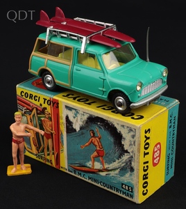 Corgi toys 485 mini countryman surfing ll451 front
