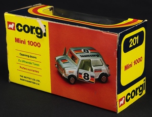 Corgi toys 201 mini 1000 ll456 back