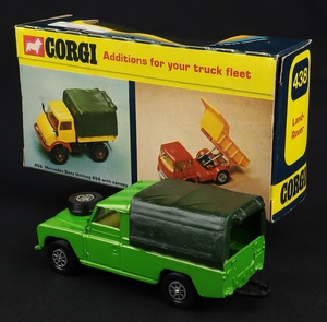 Corgi toys 438 landrover ll457 back