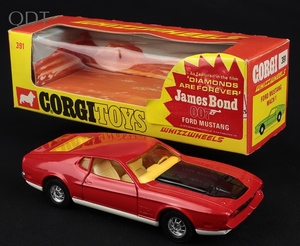 Corgi toys 391 james bond mustang ll472 front
