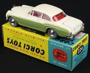 Corgi 224 bentley continental sports saloon ll491 back