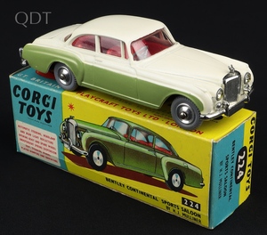 Corgi toys 224 bentley continental sports saloon ll491 front