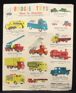 Budgie toys 218 mobile control unit jumbo a.a ll523 leaflet