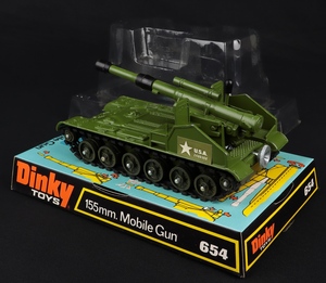 Dinky toys 654 155mm mobile gun ll546 back
