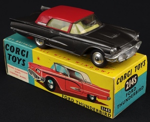 Corgi toys 214s ford thunderbird ll559 front